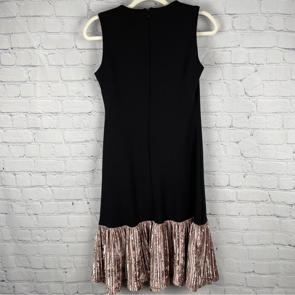 GINGER unique black floral bird embellished sleeveless midi dress, size XXS - Picture 3 of 14